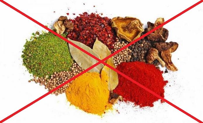 Servikal osteoxondroz bo'lsa, baharatlı ziravorlardan foydalanishdan qochish kerak.