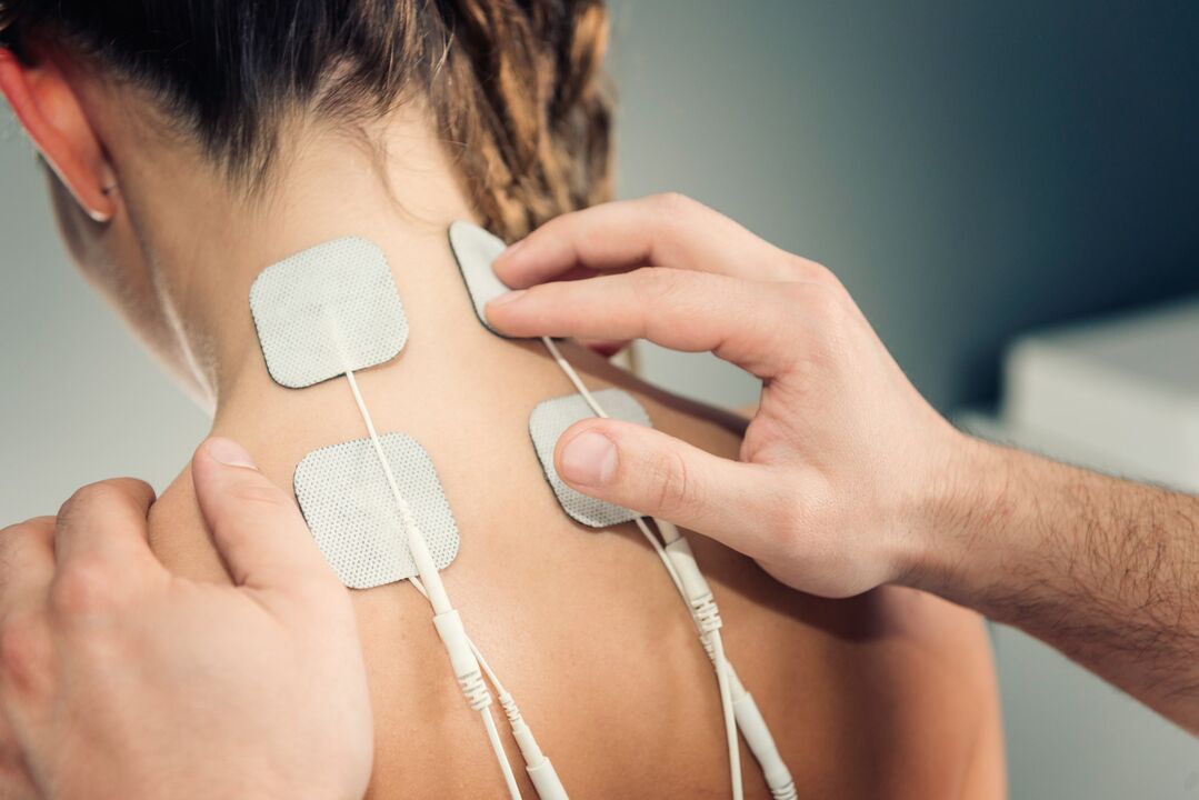 Bo'yin osteoxondrozini davolash uchun elektroforez
